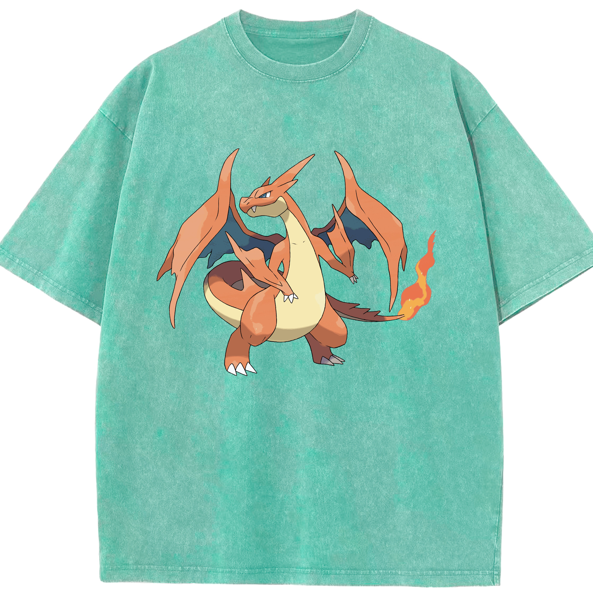 （画像用） ポケットモンスター Pokémon 綿100% ヴィンテージ風 半袖Tシャツ（フロントプリント）